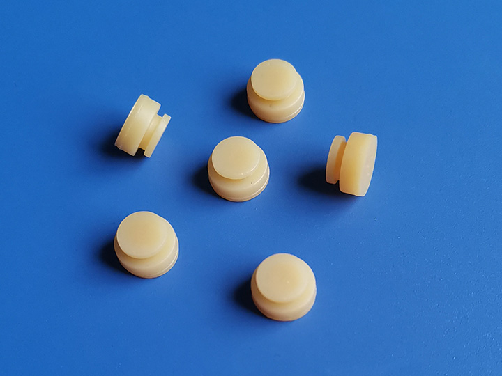 Three-way heparin mat (rubber cap)