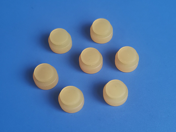 Three-way heparin mat (rubber cap)